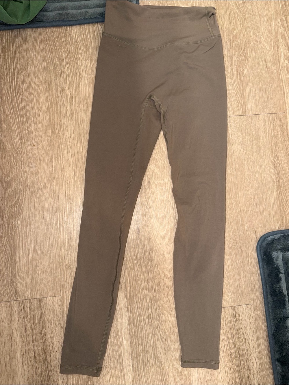 High-Waist Olive Brown Leggings